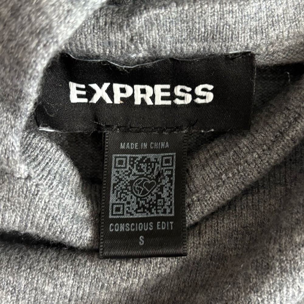 Express soft bodysuit gray size S - Picture 3 of 10